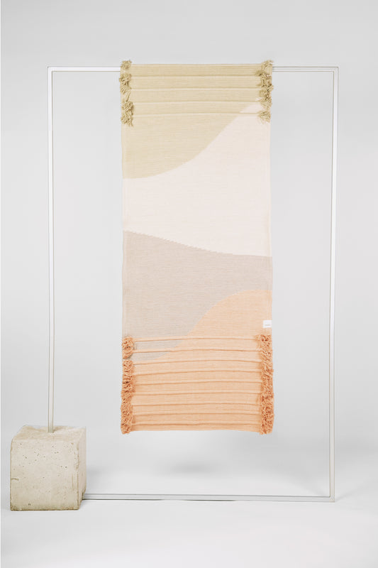 Tapis de yoga bio Mahola, épaisseur confortable 7 mm couleur de la terre