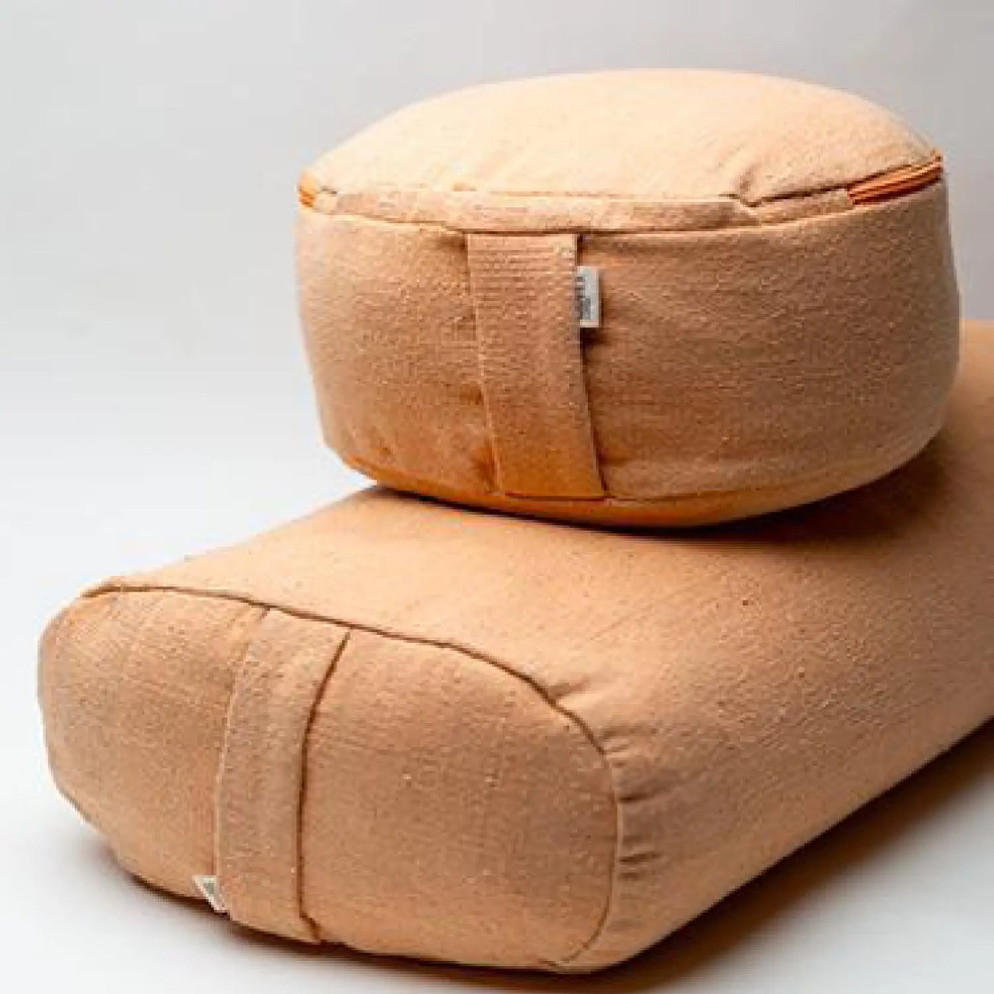 Accessoire yoga COUSSIN BOLSTER ROND – coton bio – Mahola – Inde