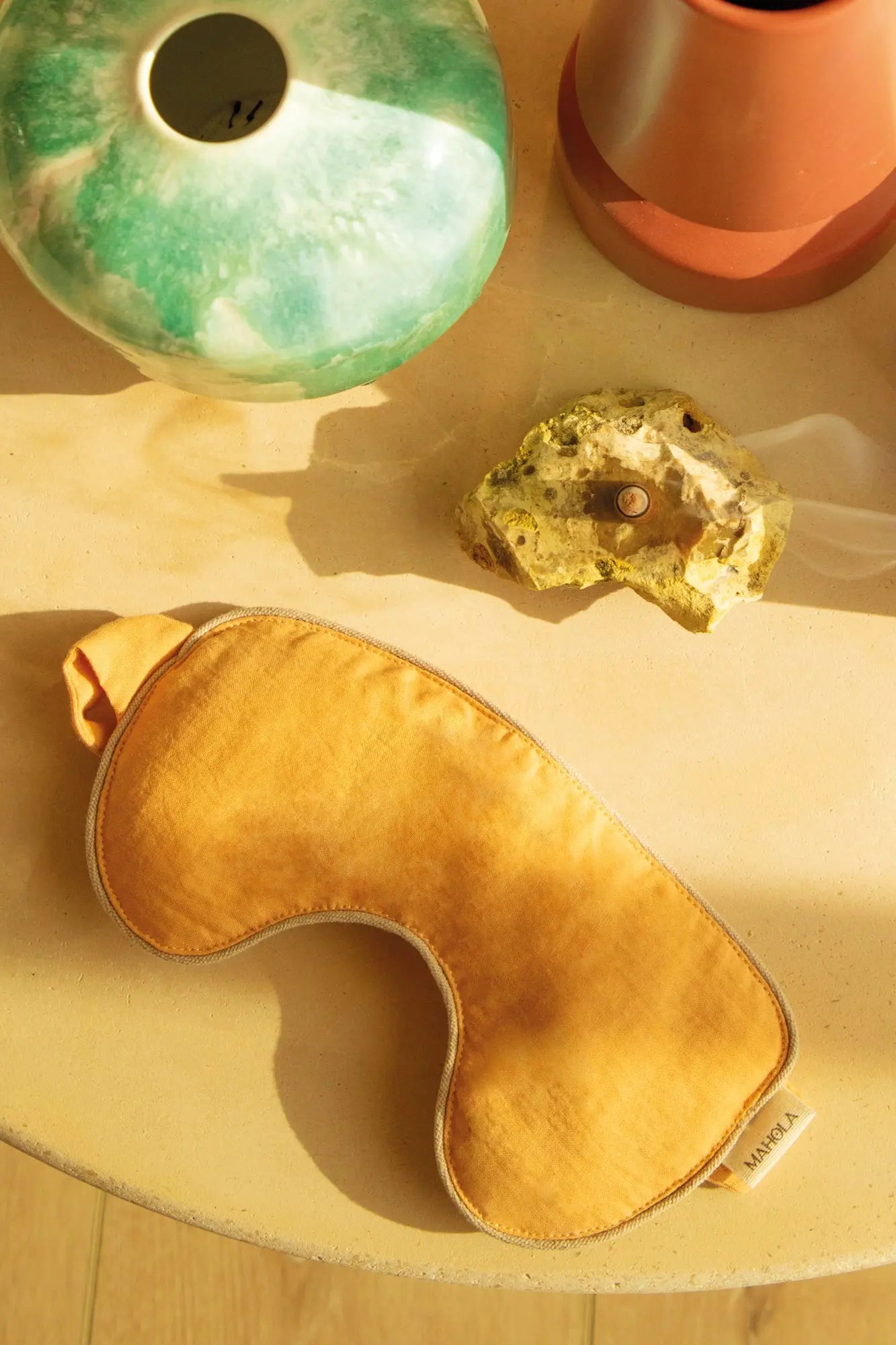 Coussin pour les yeux Mahola en coton bio, détente des yeux – Mahola Yoga