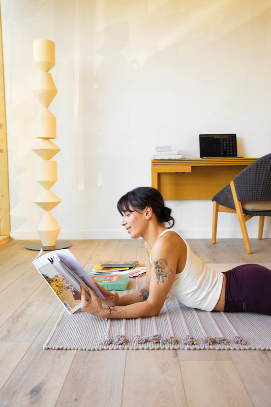 Tapis XL Mahola en coton naturel, durable et respectueux de l’environnement