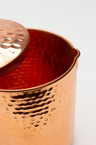 Accessoire yoga CARAFE TRADITIONNELLE EN CUIVRE 1,5L – coton biologique – Mahola