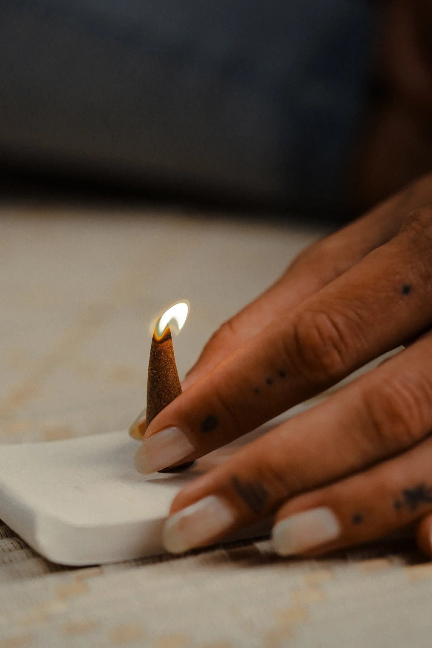 Accessoire yoga CONES D'ENCENS « AIR » – coton biologique – Mahola