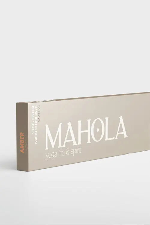 Accessoire yoga BÂTONNETS D'ENCENS AMBRE – coton bio – Mahola