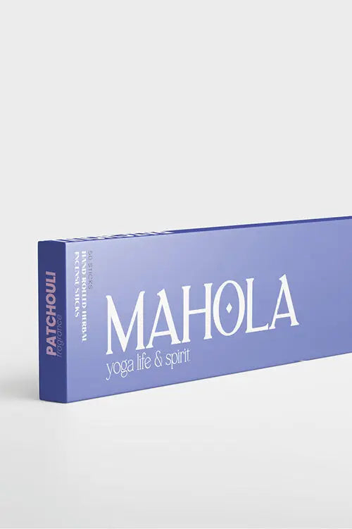 Accessoire yoga BÂTONNETS D'ENCENS PATCHOULI – coton bio – Mahola