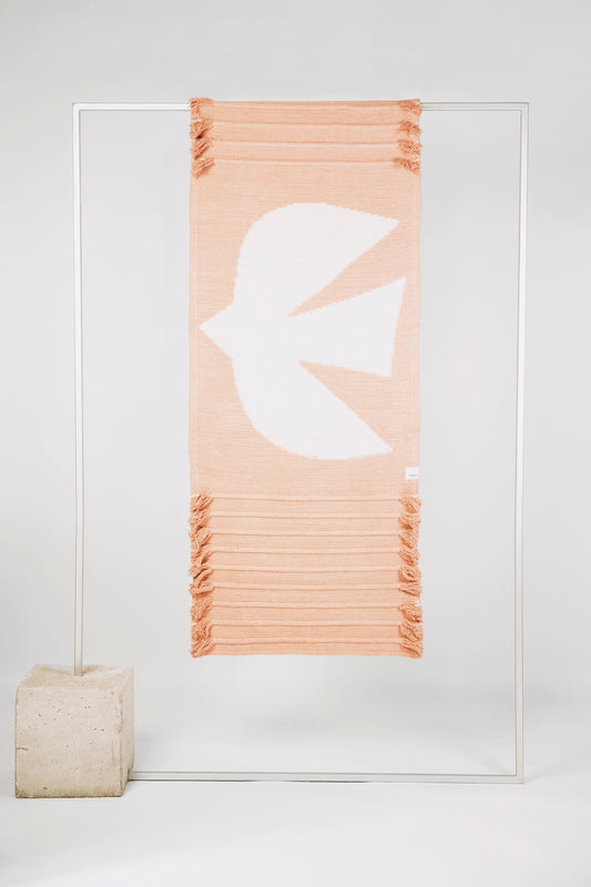 Tapis de yoga MAHOLA, couleur naturelle orangé, parfait pour Vinyasa ou Hatha