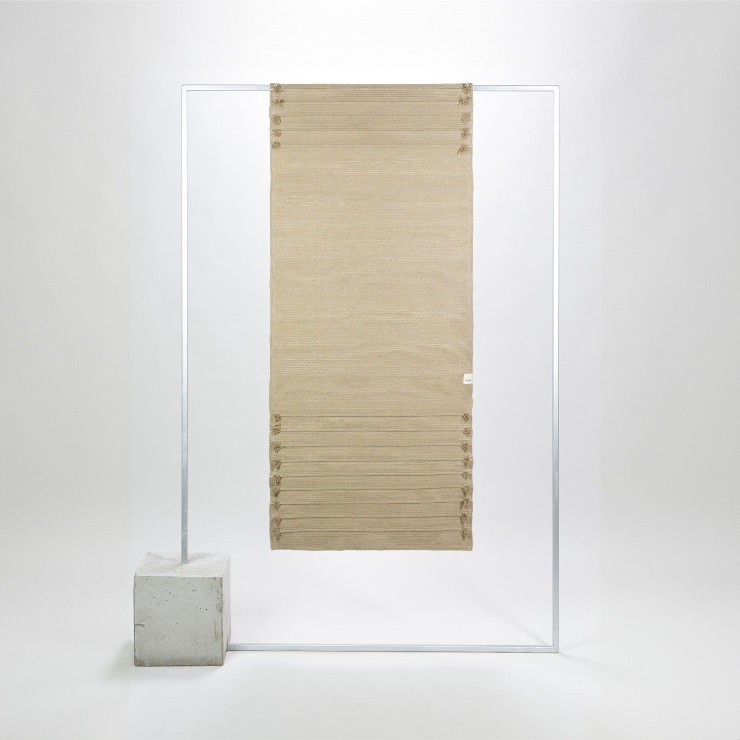 Tapis de yoga KARMA 5 – coton bio certifié GOTS – Mahola – coloris taupe