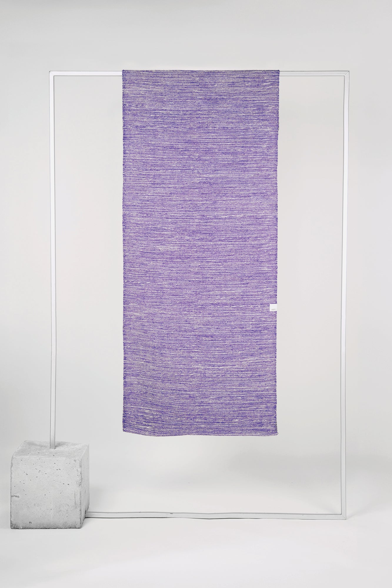 Tapis de yoga violet "magic" sans produits chimique, zéro plastique, en coton recyclé 