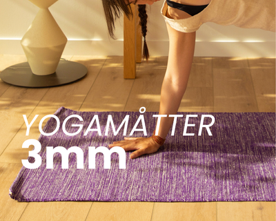 Yoga måtter - 3 mm