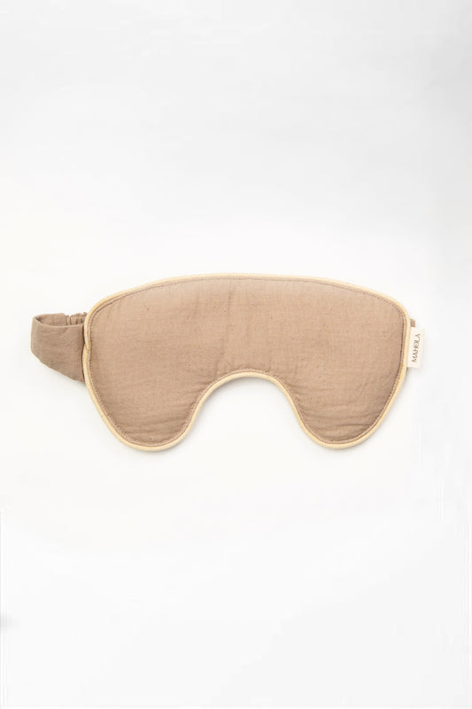 Coussin pour les yeux Mahola, aux graines de lin et lavande bio