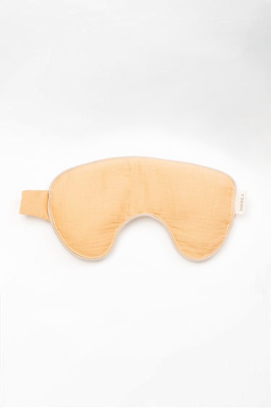 Eye pillow Mahola en coton bio, détente des yeux et relaxation profonde